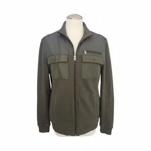 Calvin Klein Men’s Full Zip Utility Jacket Gray Size M